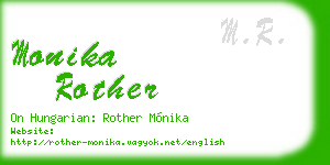 monika rother business card